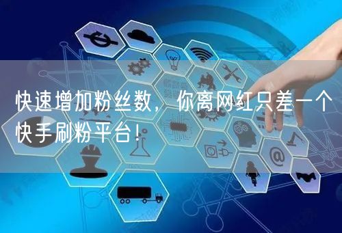 快速增加粉丝数，你离网红只差一个快手刷粉平台！