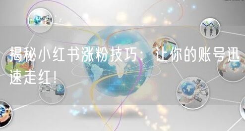 揭秘小红书涨粉技巧：让你的账号迅速走红！