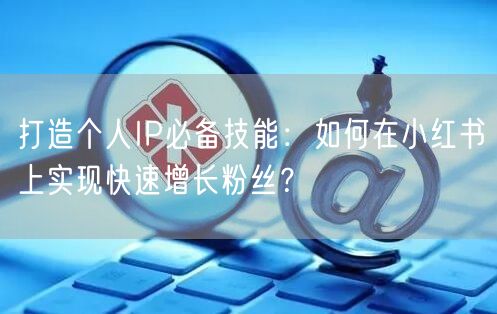打造个人IP必备技能：如何在小红书上实现快速增长粉丝？