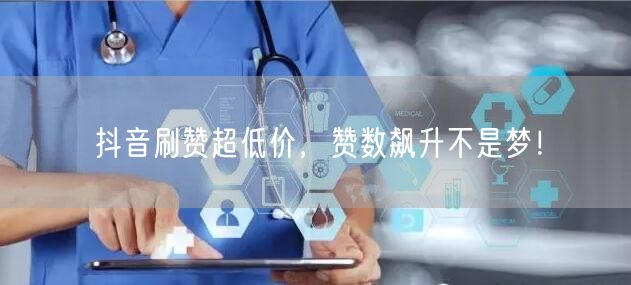 抖音刷赞超低价，赞数飙升不是梦！