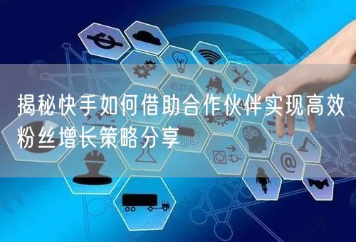 揭秘快手如何借助合作伙伴实现高效粉丝增长策略分享