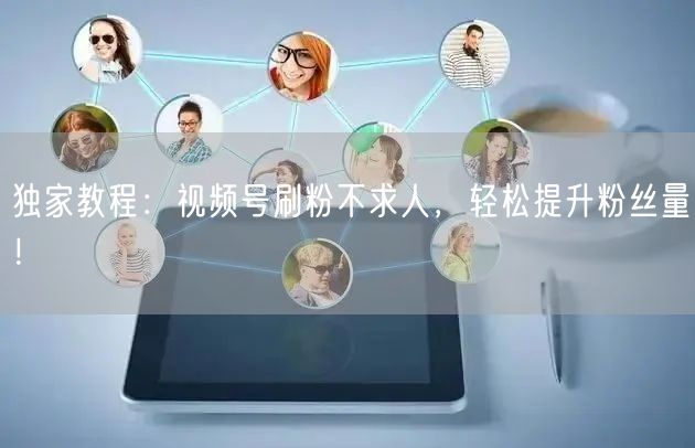 独家教程：视频号刷粉不求人，轻松提升粉丝量！