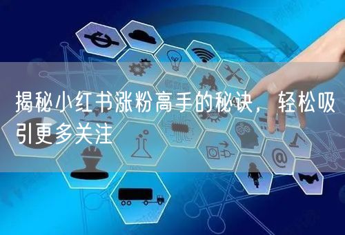 揭秘小红书涨粉高手的秘诀，轻松吸引更多关注