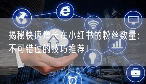 揭秘快速增长在小红书的粉丝数量：不可错过的技巧推荐！