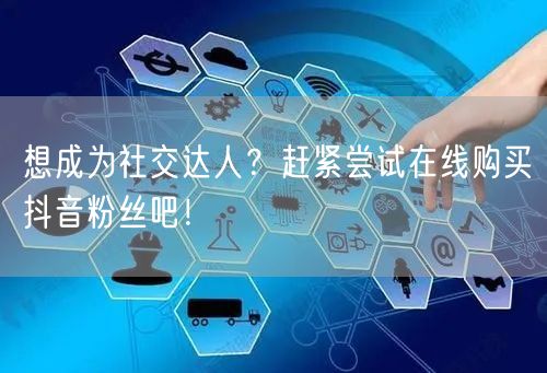 想成为社交达人？赶紧尝试在线购买抖音粉丝吧！