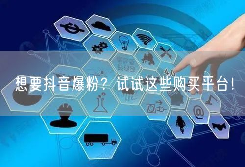 想要抖音爆粉？试试这些购买平台！